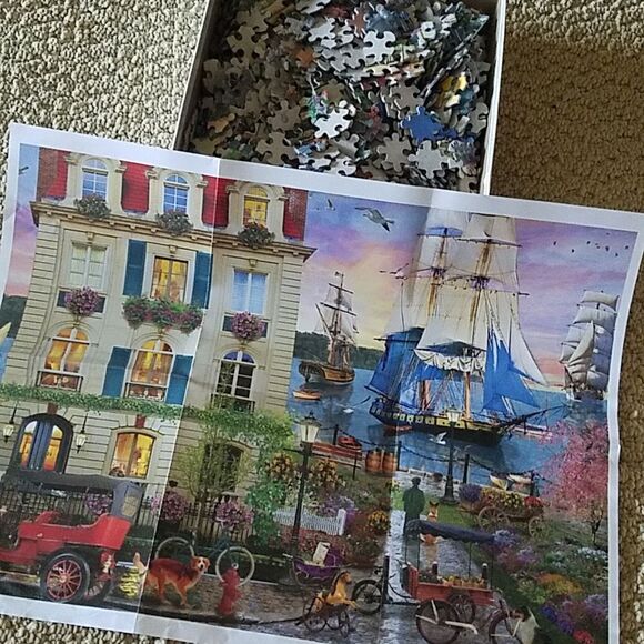 Puzzle 1000 piece or per shown in show POSTER inside included Unisex Hobby - Picture 3 of 10